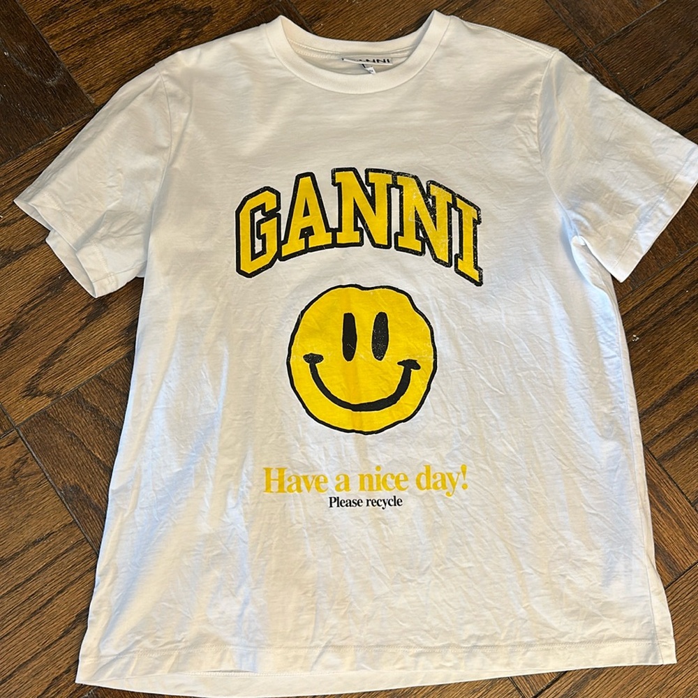 Ganni Smile Tshirt
